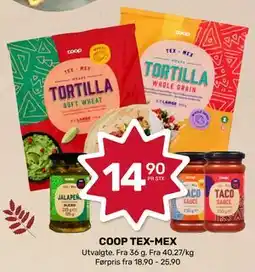 Coop Marked COOP TEX-MEX tilbud