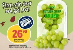 Coop Marked COOP GRØNNE DRUER, Medlemspris tilbud