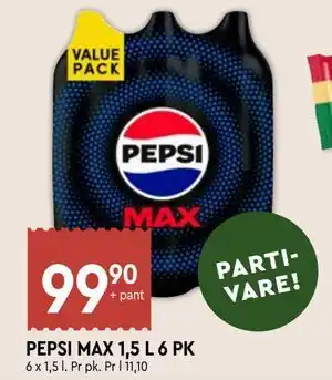 PEPSI MAX 1,5 L 6 PK