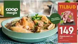 Coop Mega FÅRIKÅLKJØTT AV LAM tilbud