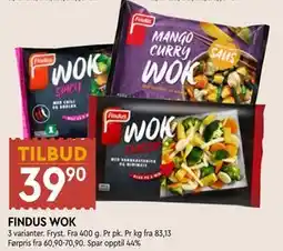 Coop Mega FINDUS WOK tilbud