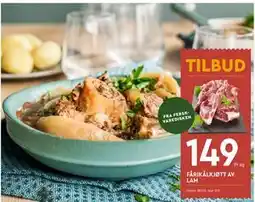 Coop Mega FÅRIKÅLKJØTT AV LAM tilbud