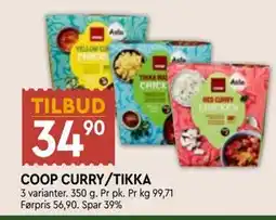Coop Mega COOP CURRY/TIKKA tilbud