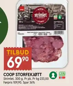 Coop Mega COOP STORFEKJØTT tilbud