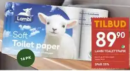 Coop Mega LAMBI TOALETTPAPIR tilbud