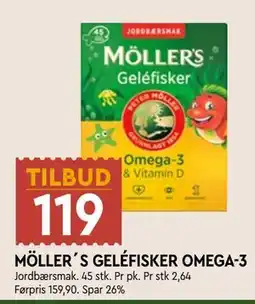 Coop Mega MÖLLER´S GELÉFISKER OMEGA-3 tilbud