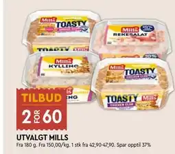 Coop Mega UTVALGT MILLS tilbud