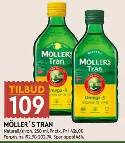Coop Mega MÖLLER´S TRAN tilbud