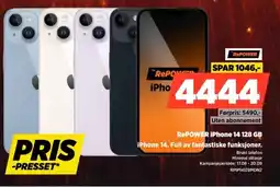 POWER RePOWER iPhone 14 128 GB tilbud