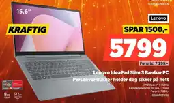 POWER Lenovo IdeaPad Slim 3 Bærbar PC tilbud