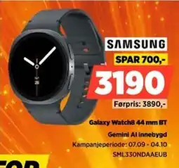 POWER Samsung Galaxy Watch8 44 mm BT tilbud