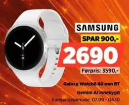 POWER Samsung Galaxy Watch8 40 mm BT tilbud