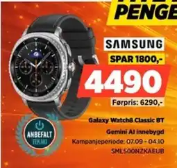 POWER Samsung Galaxy Watch8 Classic BT tilbud