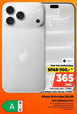 POWER iPhone 18 Pro Max 256 GB tilbud