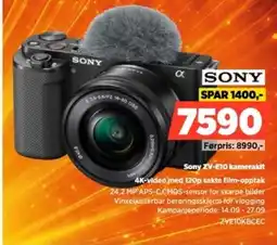 POWER Sony ZV-E10 kamerakit tilbud