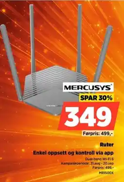 POWER Mercusys Ruter tilbud