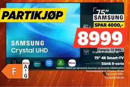 POWER Samsung 75" 4K Smart-TV tilbud