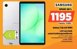 POWER Samsung Galaxy Tab A11 WIFI tilbud