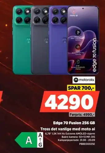 Motorola Edge 70 Fusion 256 GB