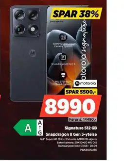 POWER Motorola Signature 512 GB tilbud