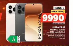 POWER Honor 600 Pro 512 GB tilbud