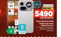 POWER Nothing Phone 4a Pro 5G 128 GB tilbud