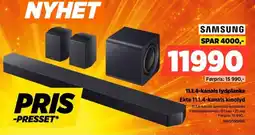 POWER Samsung 11.1.4-kanals lydplanke tilbud