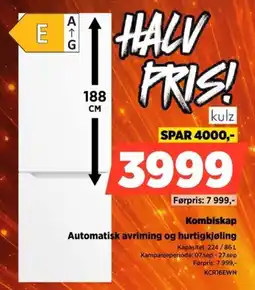 POWER Kulz Kombiskap tilbud