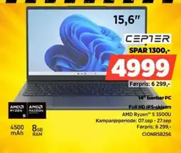 POWER Cepter 14" bærbart PC tilbud