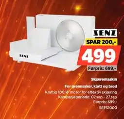 POWER Senz skjæremaskin tilbud