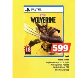 POWER Marvel Wolverine tilbud