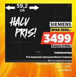 POWER Siemens induksjonstopp tilbud