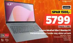 POWER Lenovo IdeaPad Slim 3 Bærbar PC tilbud
