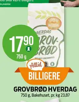 Kiwi GROVBRØD HVERDAG tilbud