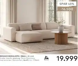 Skeidar Monaco modulsofa tilbud