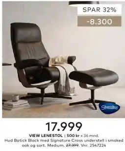 Skeidar Stressless View Lenestol tilbud