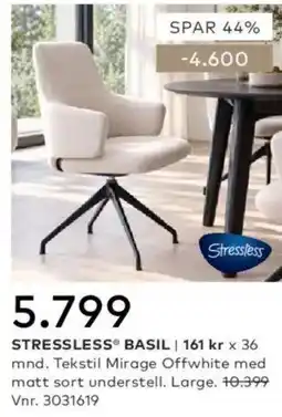 Skeidar Stressless Basil tilbud