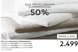 Skeidar Xov 60 jubileum overmadrasser tilbud