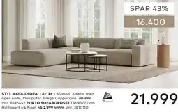 Skeidar Styl modulsofa tilbud