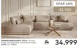 Skeidar Sagrado modulsofa tilbud