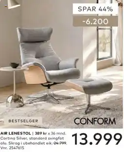 Skeidar Air lenestol tilbud