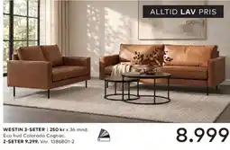 Skeidar Westin 3-seter tilbud