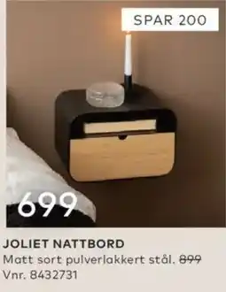 Skeidar Joliet nattbord tilbud