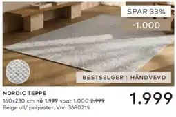 Skeidar Nordic Teppe tilbud