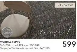 Skeidar Værdal teppe tilbud