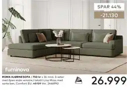 Skeidar furninova roma hjørnesofa tilbud