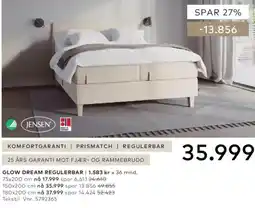 Skeidar Jensen Glow Dream Regulerbar tilbud