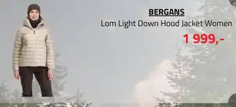Bergans Lom Light Down Hood Jacket Women