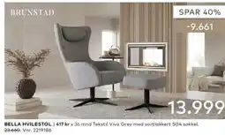 Skeidar Brunstad Bella hvilestol tilbud