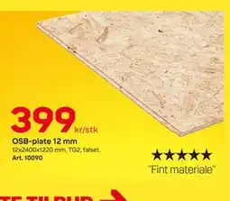 Byggmax OSB-plate 12 mm tilbud
